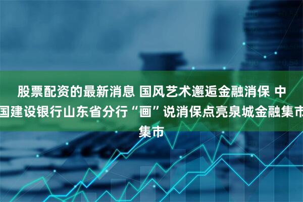 股票配资的最新消息 国风艺术邂逅金融消保 中国建设银行山东省分行“画”说消保点亮泉城金融集市