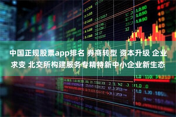 中国正规股票app排名 券商转型 资本升级 企业求变 北交所构建服务专精特新中小企业新生态