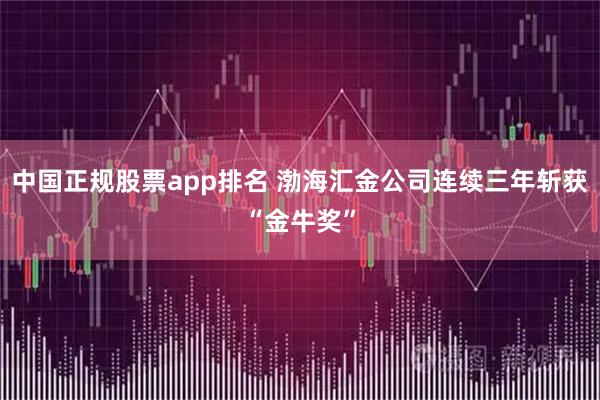 中国正规股票app排名 渤海汇金公司连续三年斩获“金牛奖”